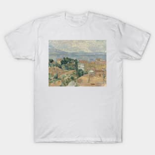 View of Estaque by Paul Cezanne T-Shirt